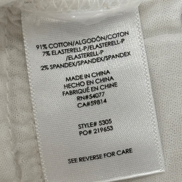 CAbi - White High Slim distressed jeans - Picture 6 of 7